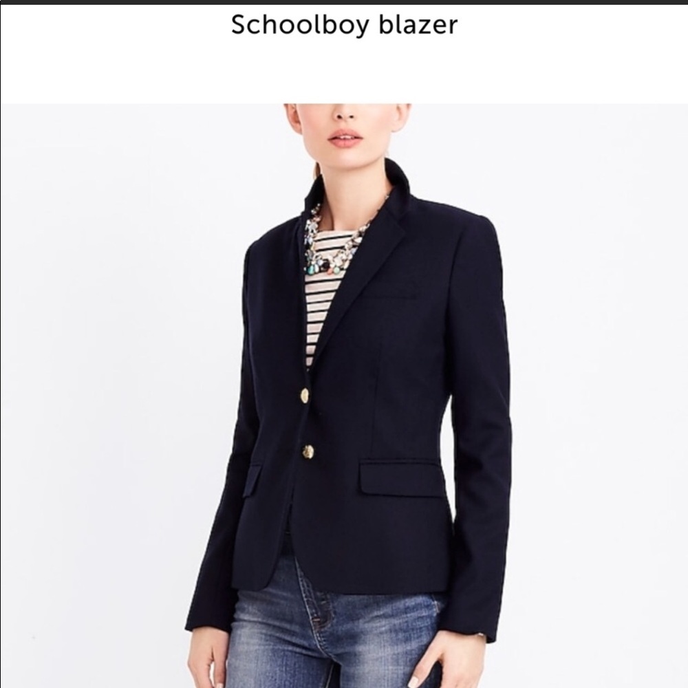 J.Crew schoolboy blazer Navy 10 wool